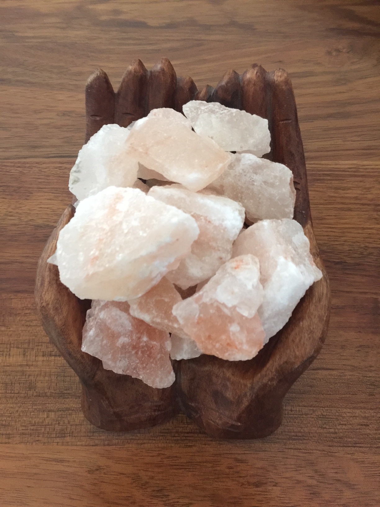 pink himalayan rock salt chunks