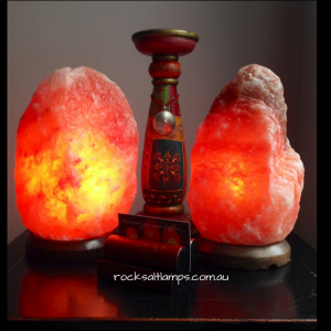 2 x 3-4 kg Rock Salt Lamp